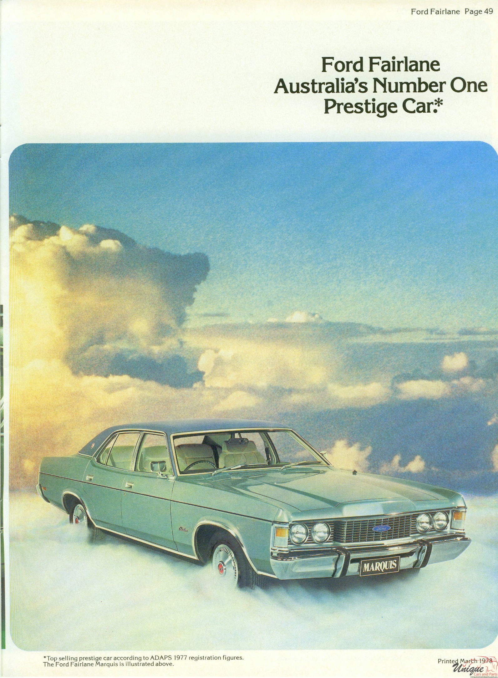 1978 Ford Australia Model Range Brochure Page 19